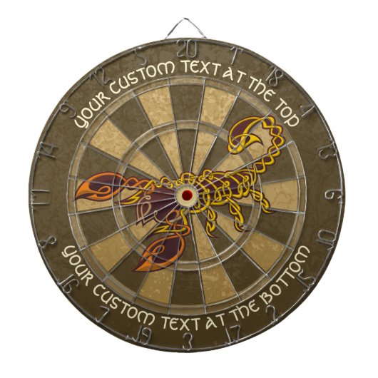 ケルト結び目模様スコーピオンダーツボード ダーツボード (正面)