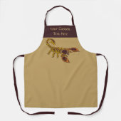 ケルト結び目模様スコーピオン エプロン (正面)