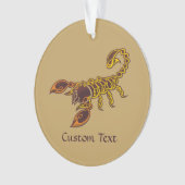 ケルト結び目模様スコーピオン オーナメント (正面)