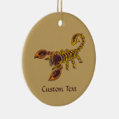 ケルト結び目模様スコーピオン セラミックオーナメント (右)