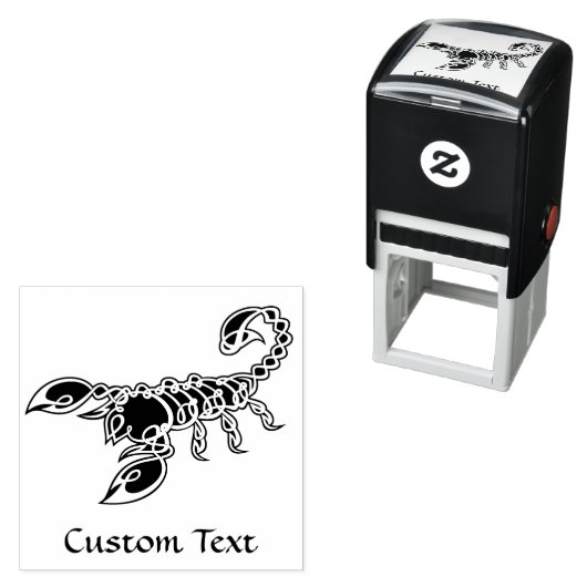 ケルト結び目模様スコーピオン セルフインキングスタンプ (インサイチュ)