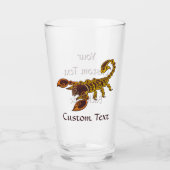 ケルト結び目模様スコーピオン タンブラーグラス (正面)