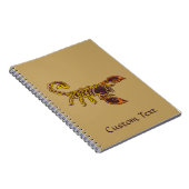 ケルト結び目模様スコーピオン ノートブック (右側)