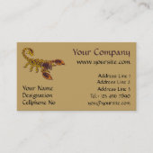 ケルト結び目模様スコーピオン 名刺 (正面)