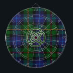 ケルト結び目模様ダーツボード付きスミスプレイド ダーツボード<br><div class="desc">スミス素晴らしクランで行われたダーツのボードを見てスコティ伝統的ッシュのタータンチェックのプレイド。シルバートーンのグラフィックは、緑色のケルト結び目模様飾、中央の雄牛の目を輪郭を描いた。カスタマイズは、自宅やオフィスの任意の文字を追加し素晴らし、素敵なギフトアイディアを作る。</div>