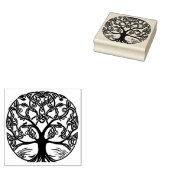 ケルト結び目模様ツリーオブライフデザイン ラバースタンプ (押印)