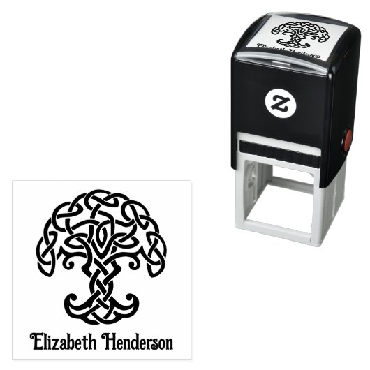 ケルト結び目模様ツリー（オプション名） セルフインキングスタンプ (インサイチュ)