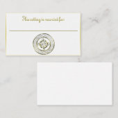 ケルト結び目模様テーブル予約カード プレイスカード (正面/裏面)