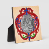 ケルト結び目模様デザイン独自の写真を作成 フォトプラーク (正面)