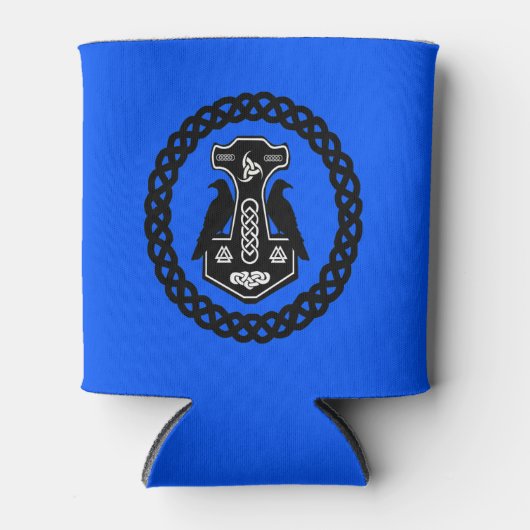 ケルト結び目模様トールのハンマー 缶クーラー (正面)