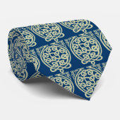 ケルト結び目模様ドラゴン – 白黒 ネクタイ (ロール)