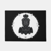 ケルト結び目模様バイキングシールド方式 ドアマット (正面)