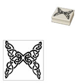 ケルト結び目模様バタフライアートスタンプ ラバースタンプ (押印)
