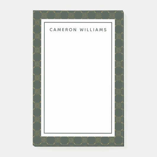 ケルト結び目模様パターン ポストイット (正面)