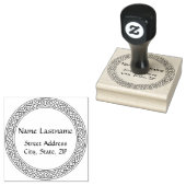 ケルト結び目模様パーソナライズされたゴム印 ラバースタンプ (押印)