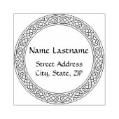 ケルト結び目模様パーソナライズされたゴム印 ラバースタンプ (インプリント)