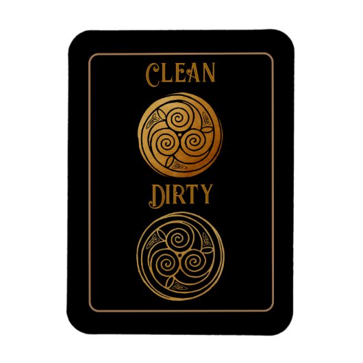 ケルト結び目模様マンダ食洗機 マグネット (縦)