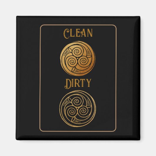 ケルト結び目模様マンダ食洗機 マグネット (正面)