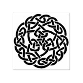 ケルト結び目模様ラウンドアートスタンプ ラバースタンプ (インプリント)