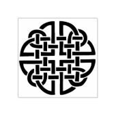 ケルト結び目模様ラウンドアートスタンプ ラバースタンプ (インプリント)