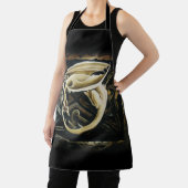 ケルト結び目模様ワーククリームドラゴン エプロン (インサイチュ)