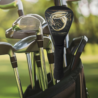 ケルト結び目模様ワーククリームドラゴン ゴルフヘッドカバー