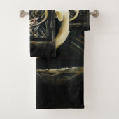 ケルト結び目模様ワーククリームドラゴン バスタオルセット (インサイチュ)