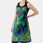 ケルト結び目模様ワークグリーンフェアリー エプロン (インサイチュ)