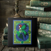 ケルト結び目模様ワークグリーンフェアリー タイル