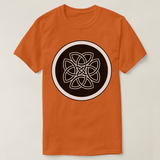 ケルト結び目模様三 Tシャツ (デザイン正面)