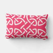 ケルト結び目模様任意のカスタムカラーピローを選択 ランバークッション (裏面)