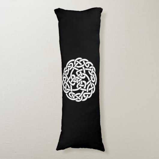 ケルト結び目模様体枕 ボディピロー (正面縦)