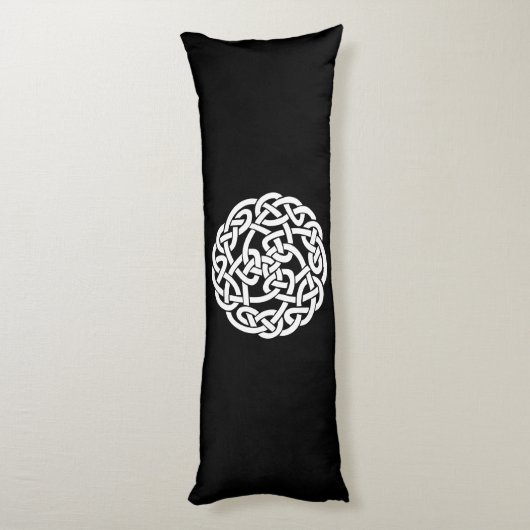 ケルト結び目模様体枕 ボディピロー (裏面 (縦))