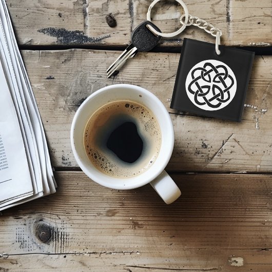 ケルト結び目模様作業円 キーホルダー