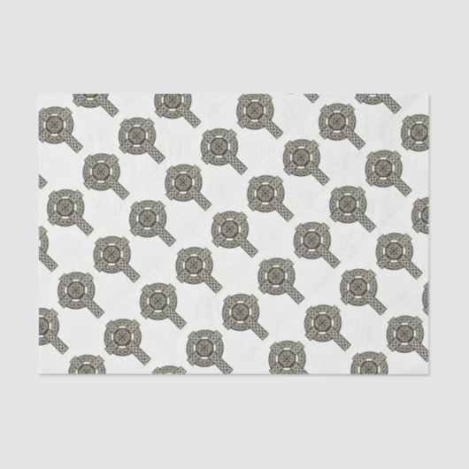 ケルト結び目模様十字 薄葉紙 (正面)