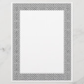 ケルト結び目模様縁ど (正面)