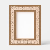 ケルト結び目模様縁ど レーザー彫刻フレーム (正面)