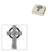 ケルト結び目模様装飾用クロスゴム印 ラバースタンプ (押印)