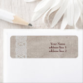 ケルト結び目模様装飾縁ど ラベル (インサイチュ)