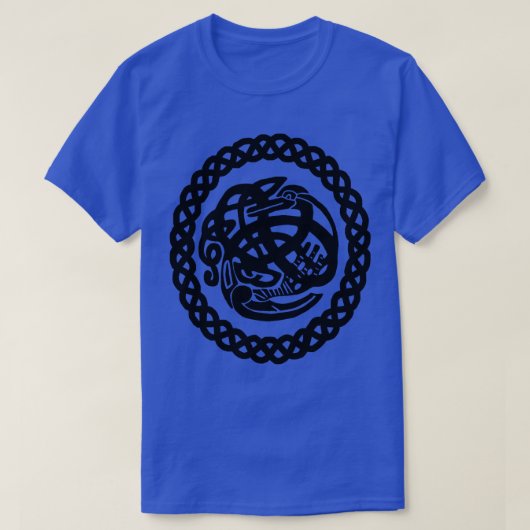 ケルト結び目模様鳥 Tシャツ (デザイン正面)