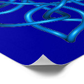 ケルト結び目模様1 ポスター (角)