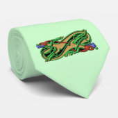 ケルト結び目模様2犬 – 色 ネクタイ (ロール)