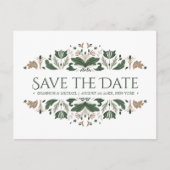 ケルト結び目模様 |アイリッシュ結婚・シャムロックのお知らせ 案内ポストカード (正面)