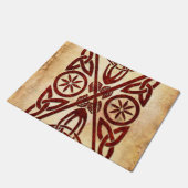 ケルト結び目模様 ドアマット (アングル)