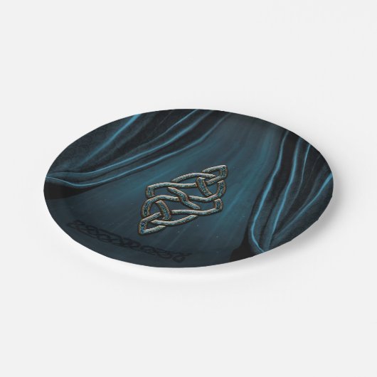 ケルト結び目模様 ペーパープレート (アングル)