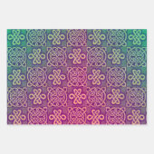 ケルト結び目模様 ラッピングペーパーシート (正面3)