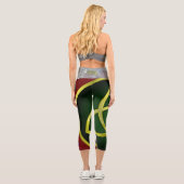 (ケルト結び目模様)短レギンス カプリレギンス (裏面)