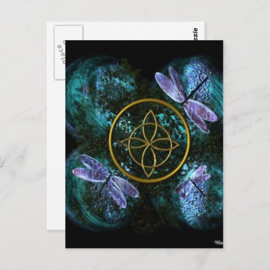 ケルト結び目模様/魔女の結び目 ポストカード (正面/裏面)