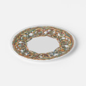 ケルト結び糸細工とサンシンボルリサ ペーパープレート (アングル)