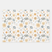 ケルト結び糸細工とサンシンボルリサ ラッピングペーパーシート (正面3)